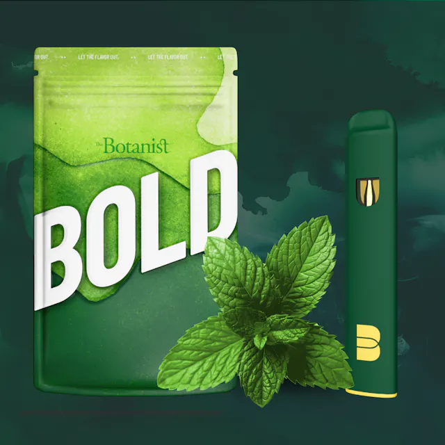 The Botanist BOLD Disposable Mint 1g (sativa, disposables)