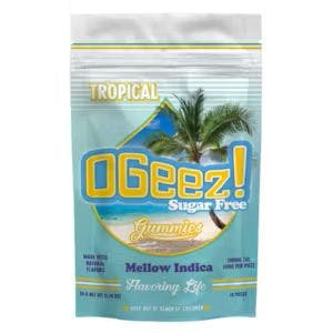 Product HDC OGeez! Gummies - Sugar Free Tropical Indica 100mg (10pk)