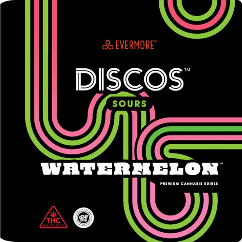 Evermore 10mg Sour Watermelon Live Resin Discos /100mg-1