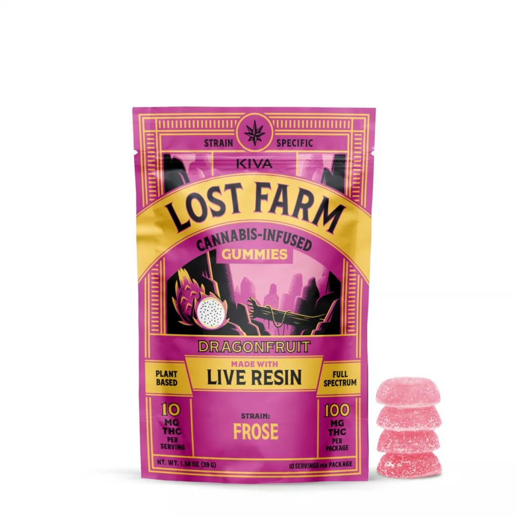Lost Farm 'Dragonfruit x Frose' Live Resin Gummies [10pk]-1