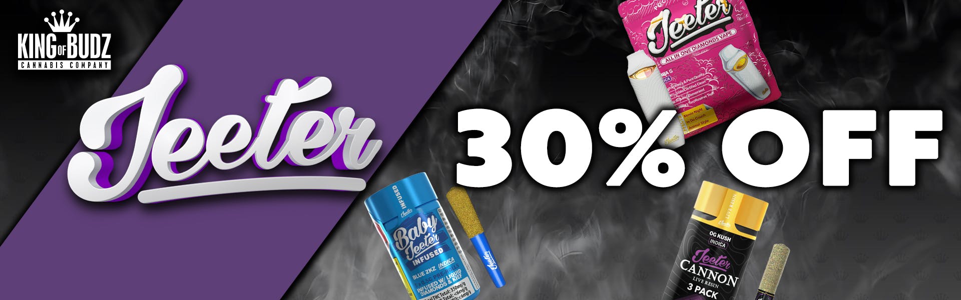 Jeeter - 30 Percent OFF