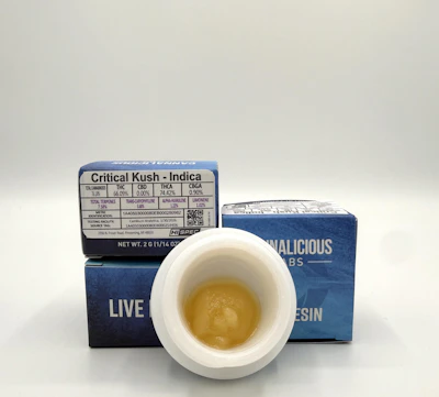 Cannalicious - 2g Live Resin - Critical Kush - CONCENTRATES by Cannalicious Labs at King of Budz
