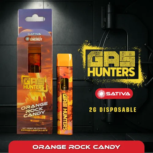 Gas Hunters - 2g Disposable - Orange Rock Candy