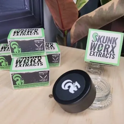 Skunk Worx – Blueberry Muffins Badder (1g)-active