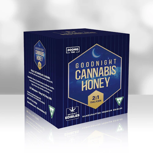 Detroit Edibles - 200mg THC : 100mg CBN Honey - Goodnight Honey