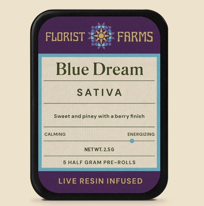 Florist Farms Blue Dream 5pk Live Resin