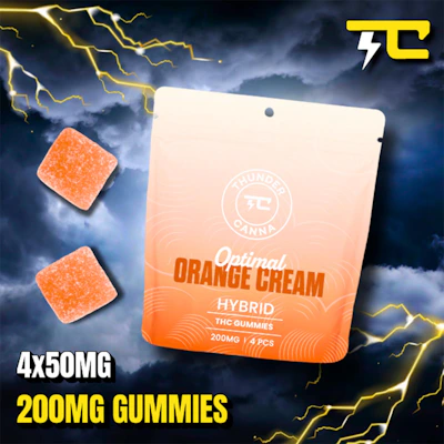 Thunder Canna - 200mg Gummies - Orange