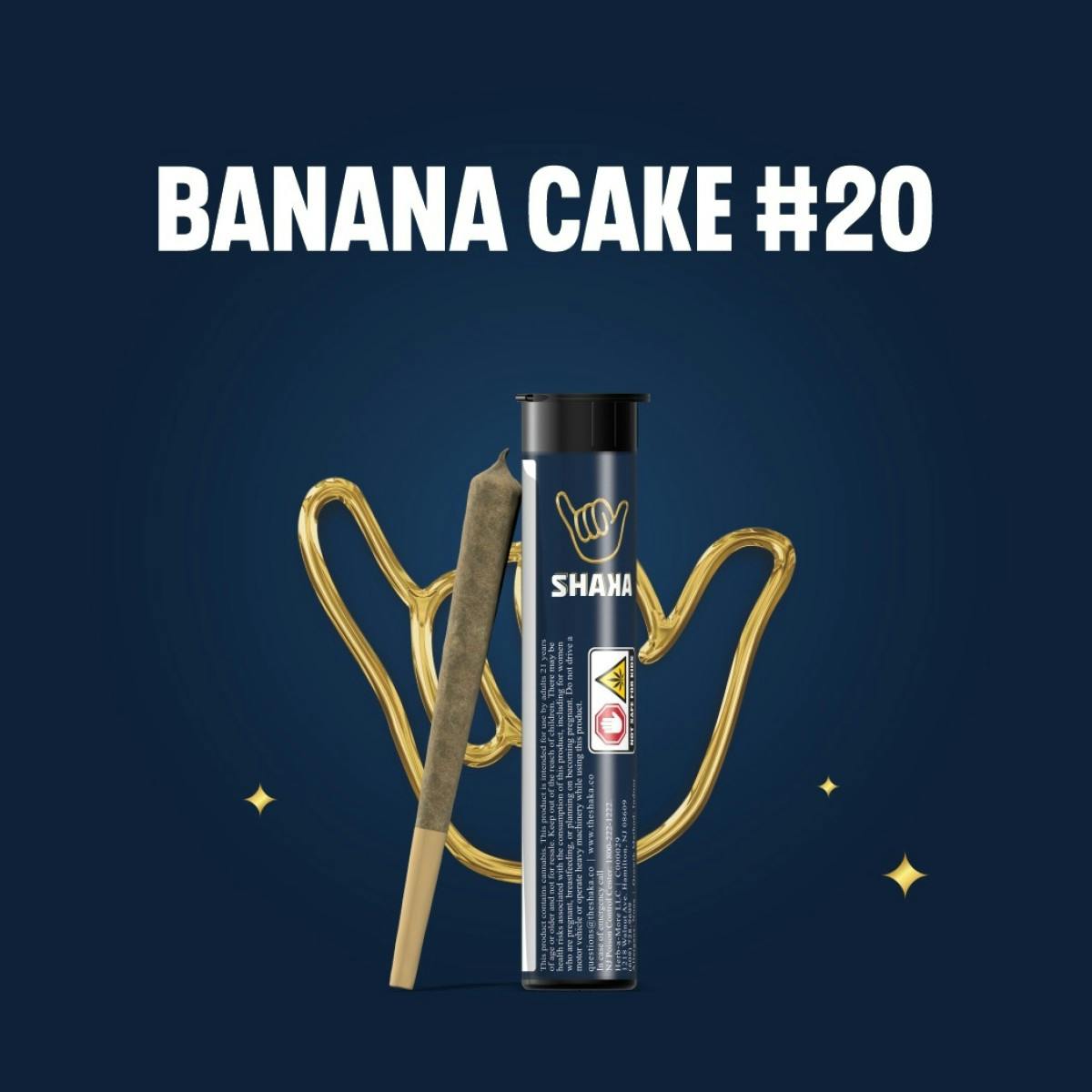 Shaka Banana Cake #20 Single Pre-Roll - Everest Dispensary Cannabis in NJ