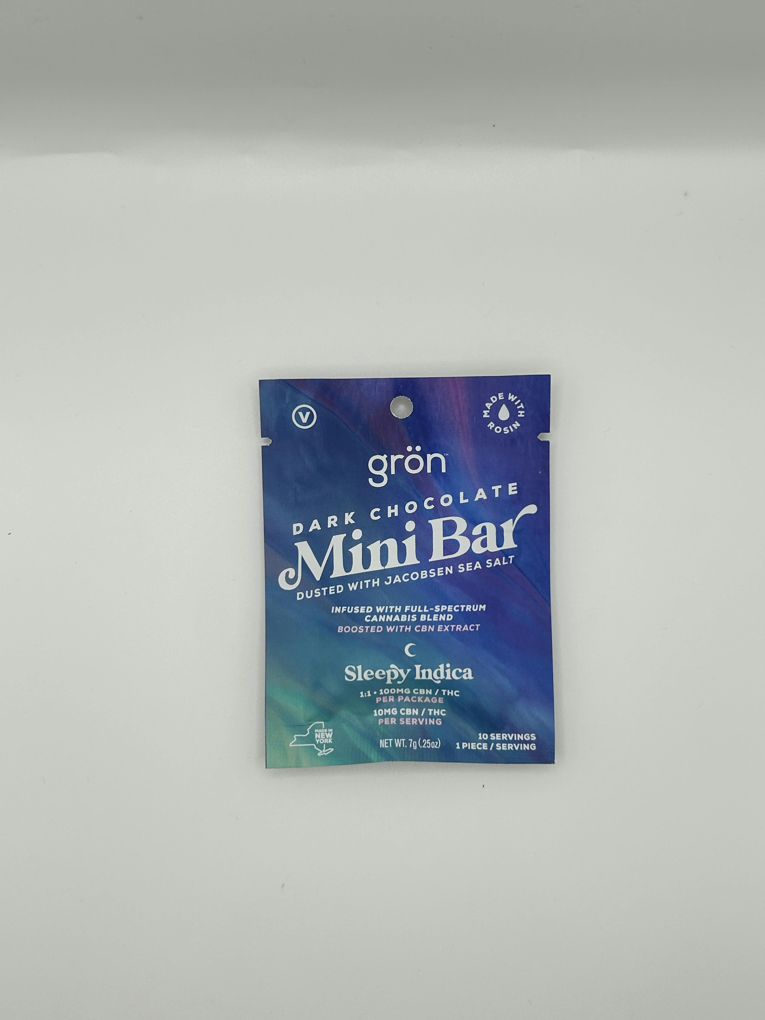 Photo of 1:1 Dark Chocolate Mini Bar – Sleepy Indica – CBN/THC