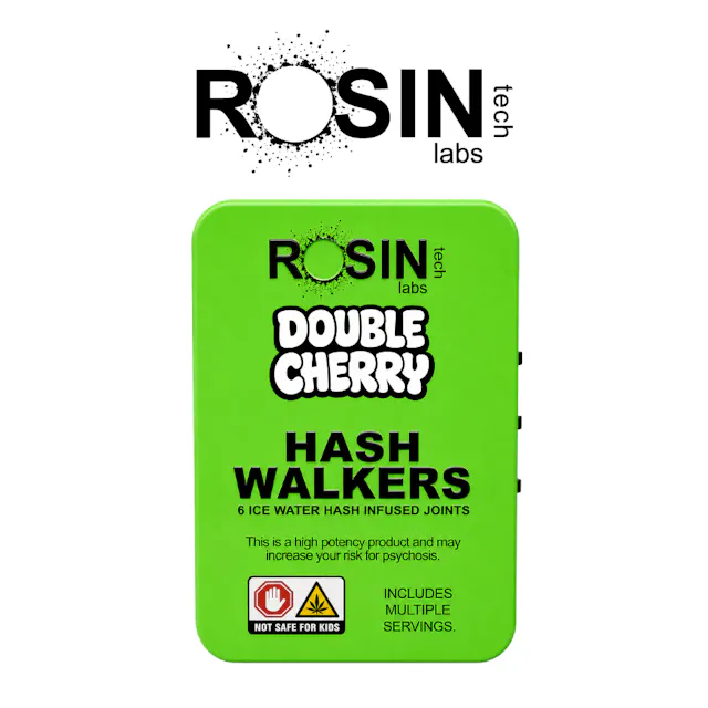Rosin Tech Labs Hash Walkers Double Cherry 6pk/3g (hybrid, infused pre roll packs)