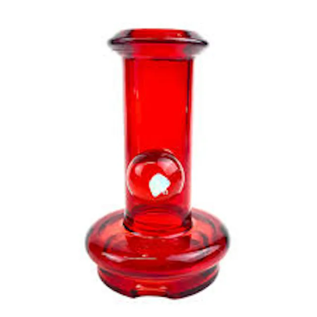 Topper Straight Opal Accented Puffco Dry Top Red (glassware)