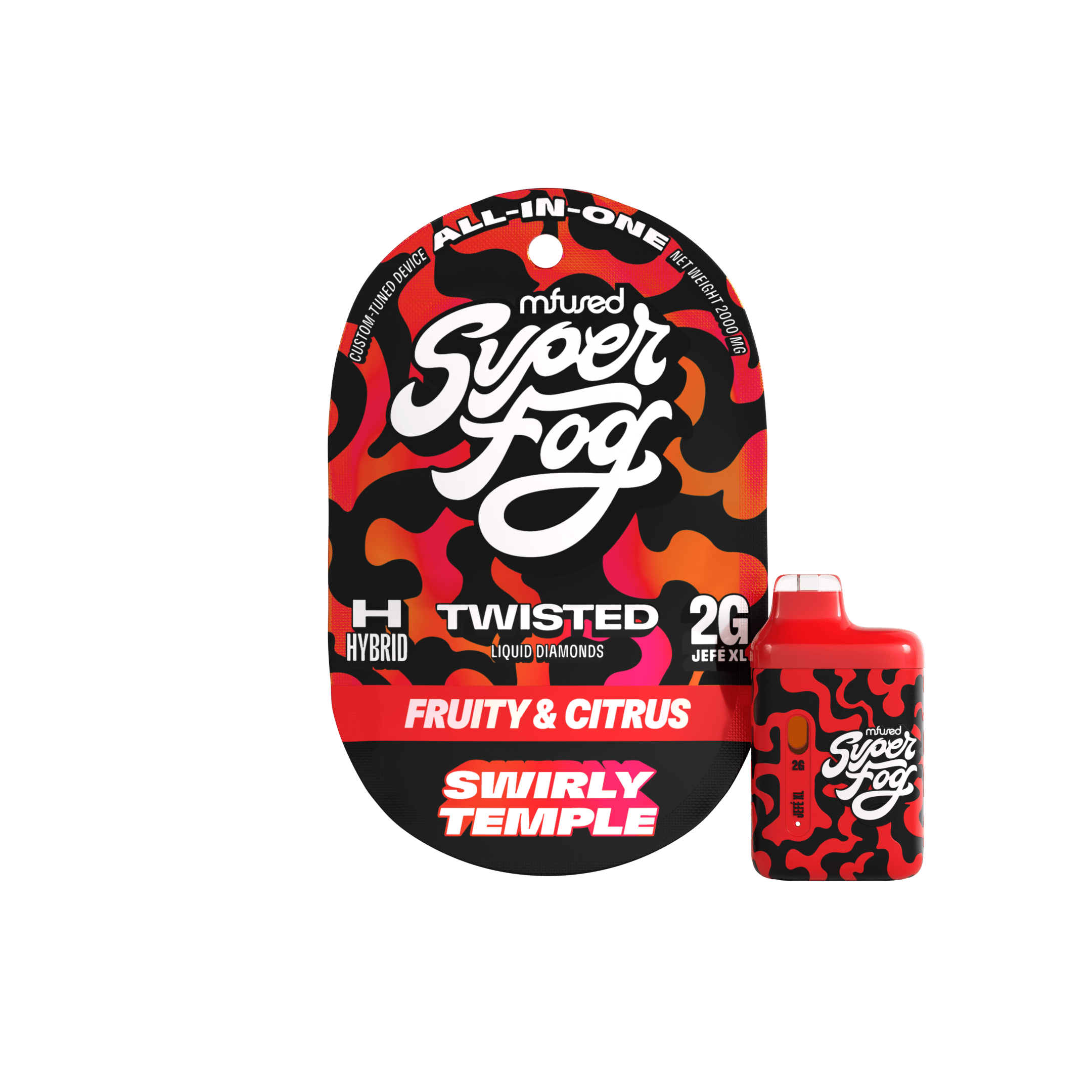 Mfused Twisted | Swirly Temple | Disposable Vape | 2g