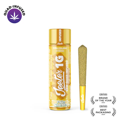 Jeeter - 1g Quad Infused Preroll - Pina Colada - PRE_ROLLS by Jeeter at King of Budz
