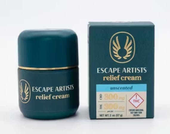 Product: Escape Artist | 2oz Lotion - Unscented - 300mg:300mg CBD:THC