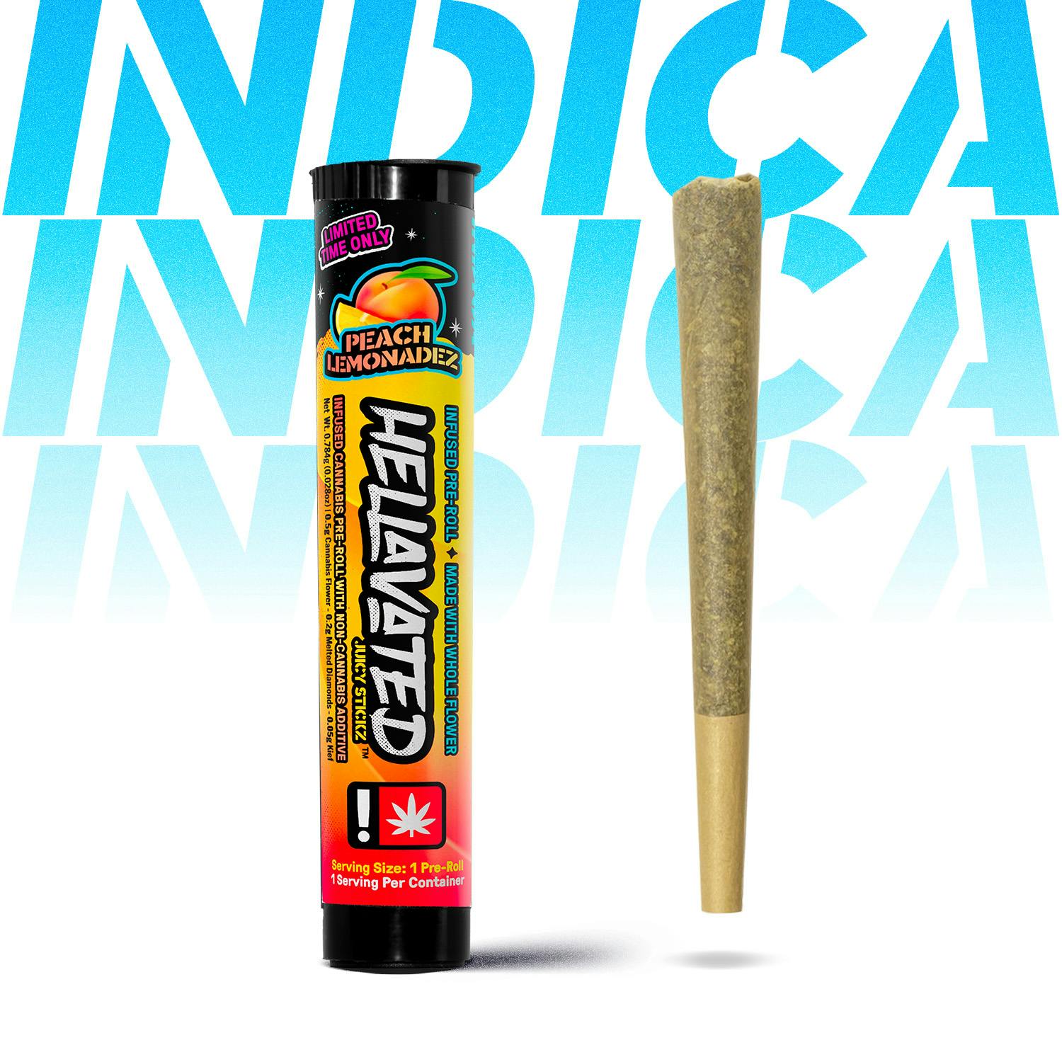 Hellavated | Peach Lemonadez Infused Pre-Roll