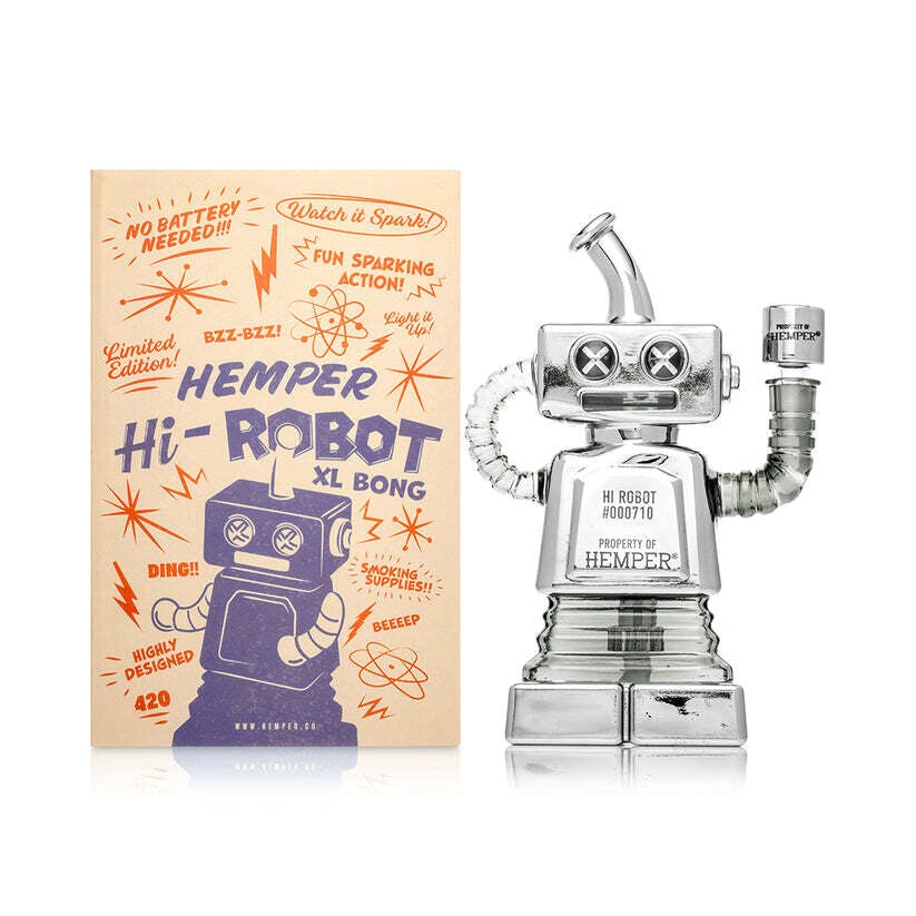 Hemper | Hi-Robot Recycler Bong XL | 8.75"