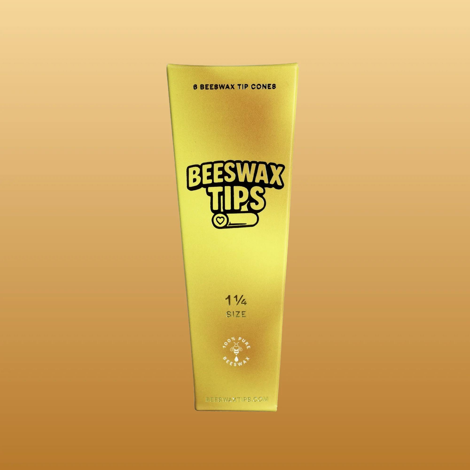 Product Beeswax Tips - 1 1/4 Size Cone 6 Pack