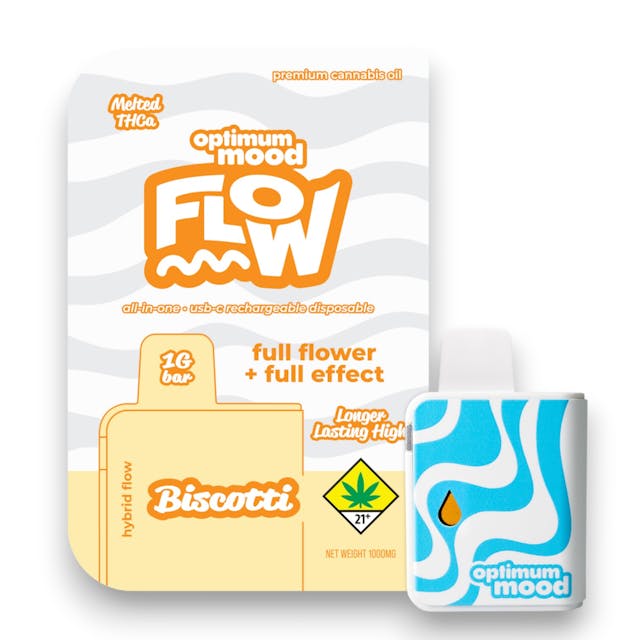 Full Effect - OM 1g Disposable - Hybrid - Biscotti - 1g