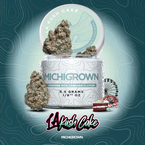 Michigrown - 3.5g Prepack Jar - L.A Kush Cake