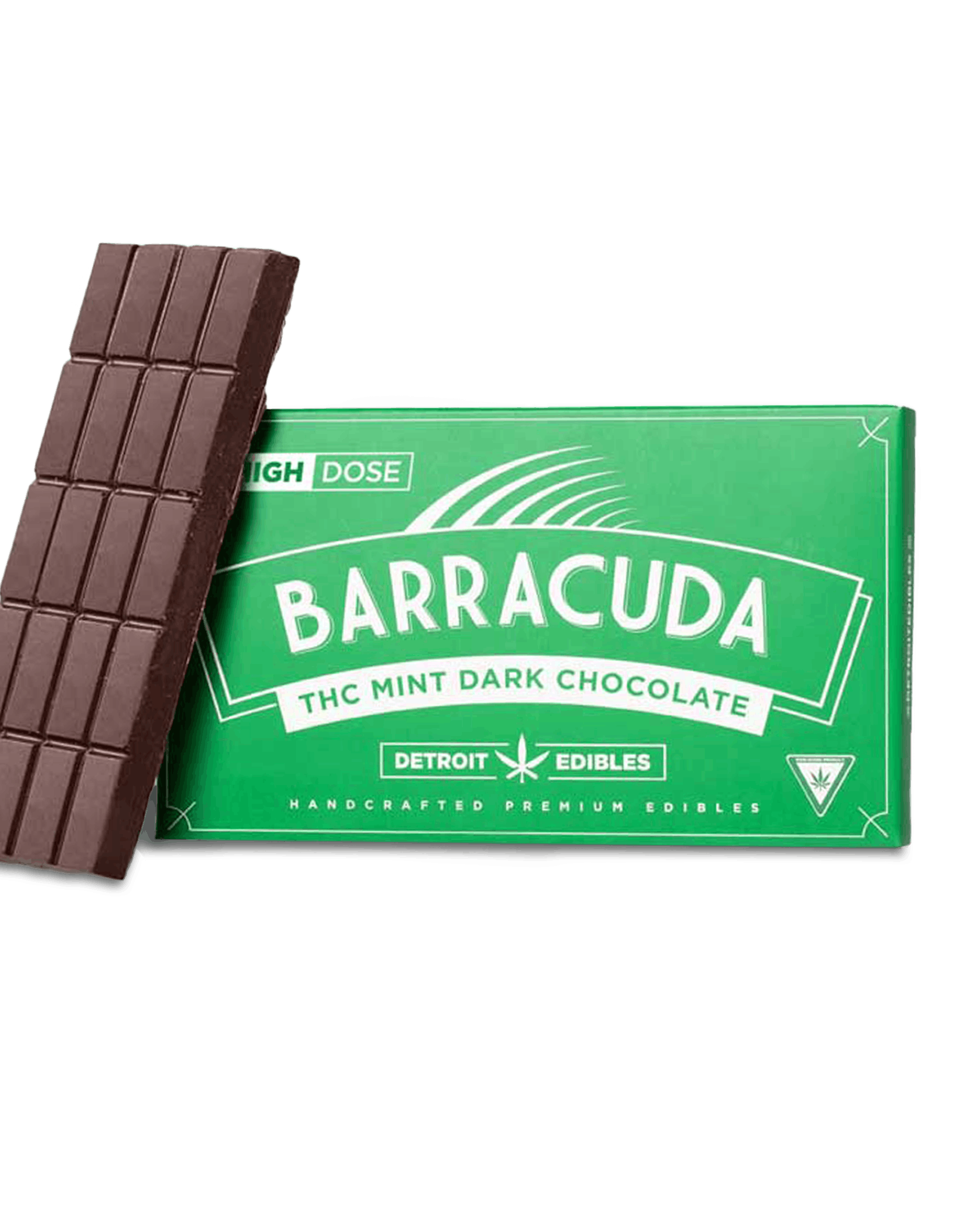 MINT DARK CHOCOLATE BARRACUDA BAR 200MG