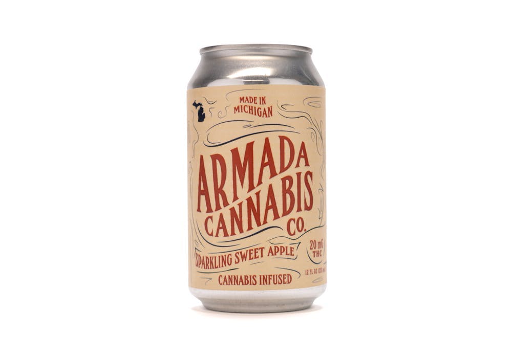 Armada Cannabis Co - 20mg Infused Soda - Apple Cider