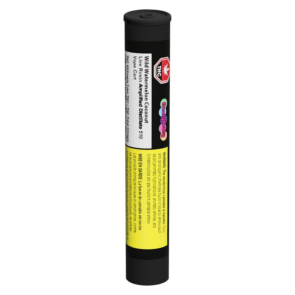 Frootyhooty - wild watermelon coconut live rosin + disty 510 cartridge