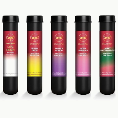 Dragonfly - 1.25g Live Resin Infused Preroll - Pinnacle - PRE_ROLLS by Dragonfly at King of Budz