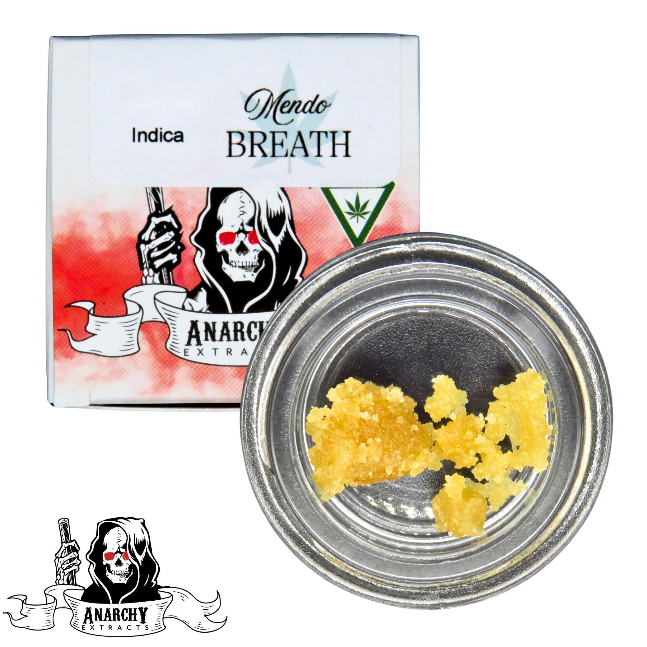 Product: Anarchy | Live Resin Sugar - 1g - Mendo Breath