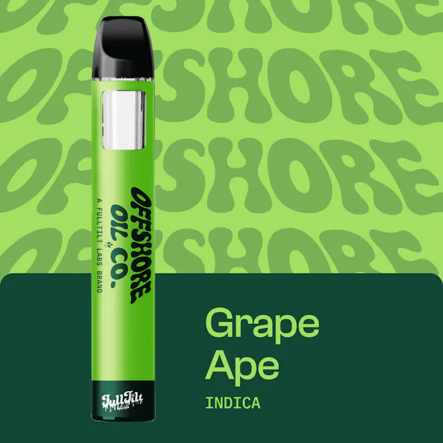 Offshore Oil Co. Disposable Grape Ape 1g (indica, disposables)