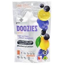 Doozies Blueberry Lemon 2:1:1 Gummies 10pk