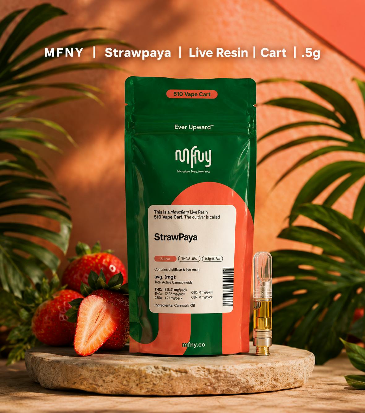 Product MFNY | Strawpaya | Live Resin | Cart | .5g