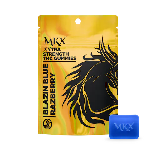 MKX Gummies 200mg – BLAZIN BLUE RAZPBERRY-active
