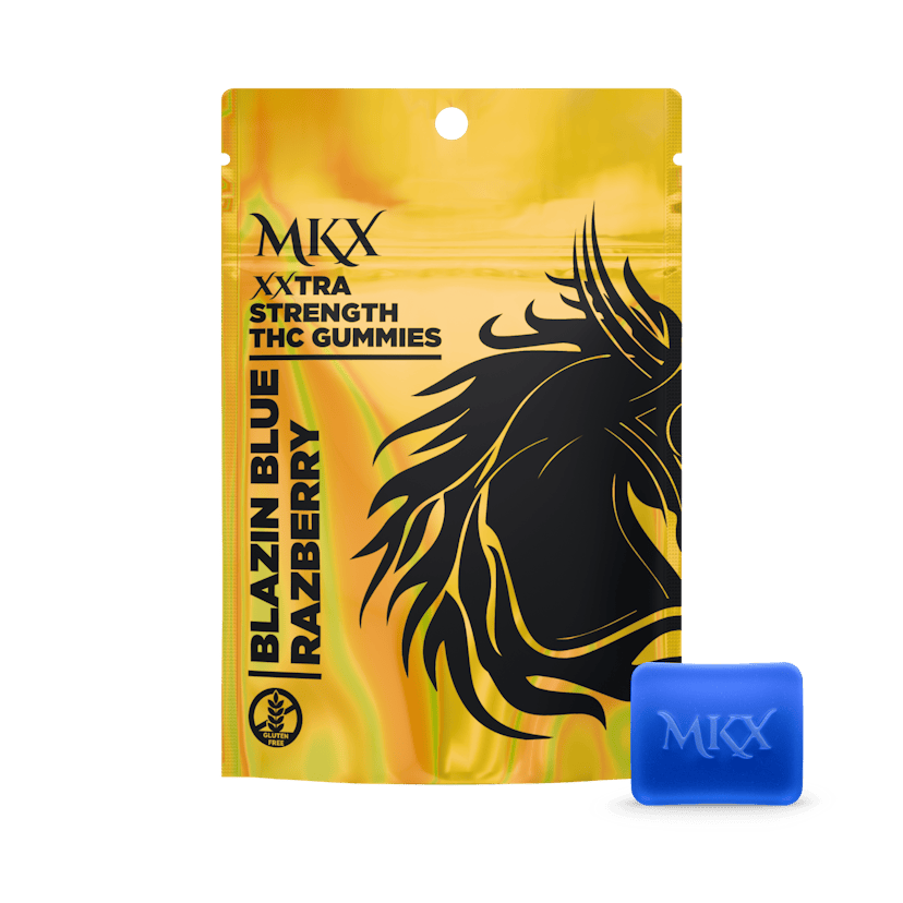 MKX Gummies 200mg - BLAZIN BLUE RAZPBERRY