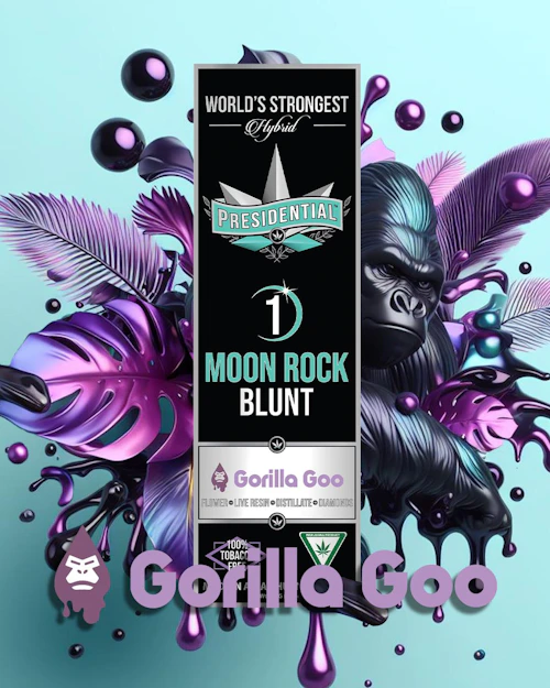 Presidential - 1.5g Moon Rock Infused Blunt - Gorilla Goo
