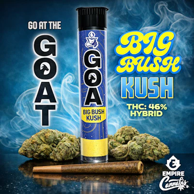 GOAT - 2g Infused Preroll - Big Bush Kush