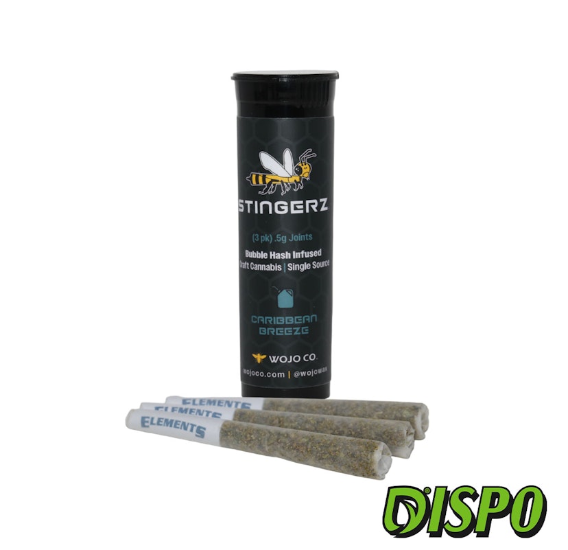 WOJO - Caribbean Breeze Stingerz 3pk Infused Pre-Rolls