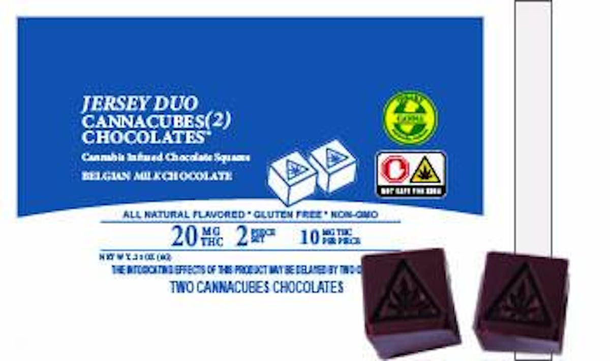 Photo of IG CannaCubes DUO Milk Chocolate (2 pack)
