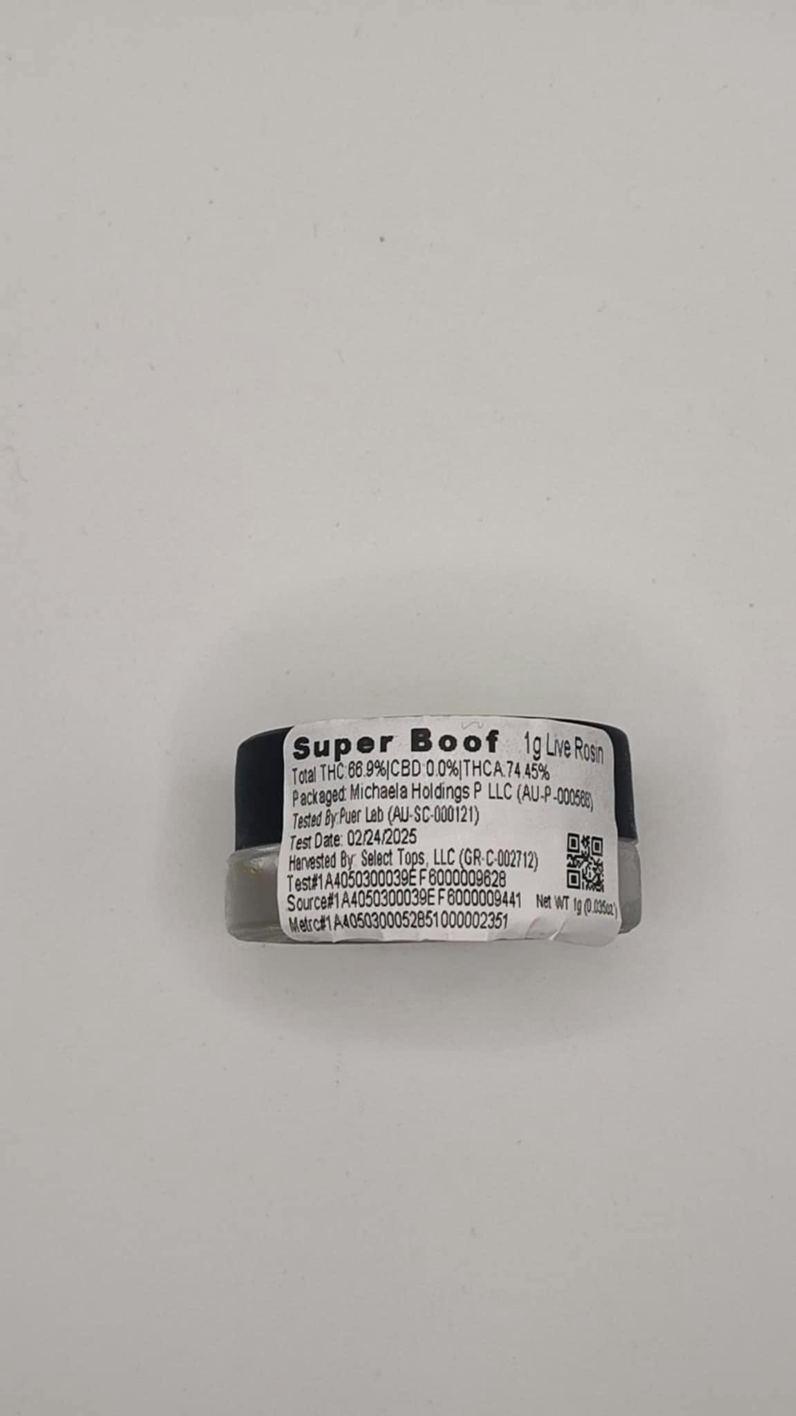 Product: Terp Talk | Live Rosin - 1g - Superboof