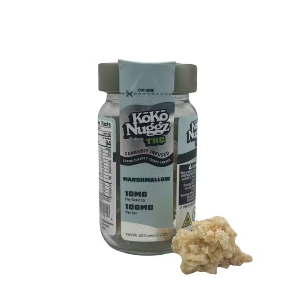 Koko Nuggz | Crispy Treats 100mg | Marshmellow