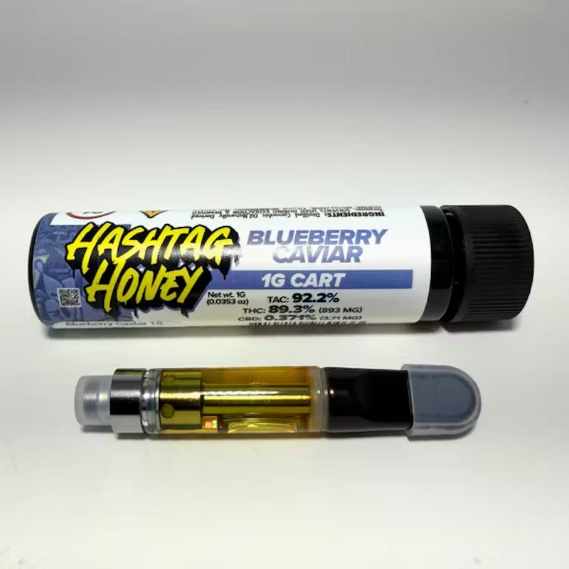 Hashtag Honey | Blueberry Caviar | 510 Cart | 1g