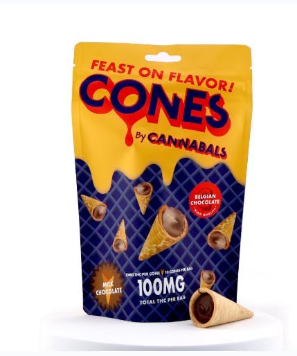 Cannabals - Milk Chocolate Cones | 10pk | 100mg