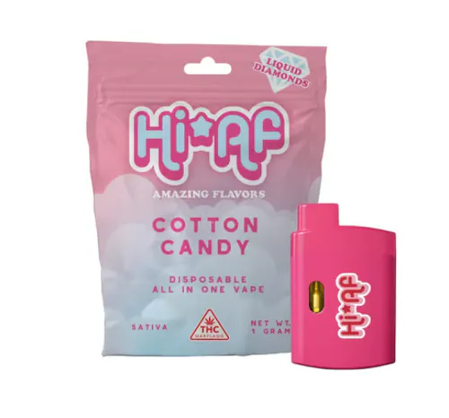 HiAF | Cotton Candy Disposable Vape | 1g-1