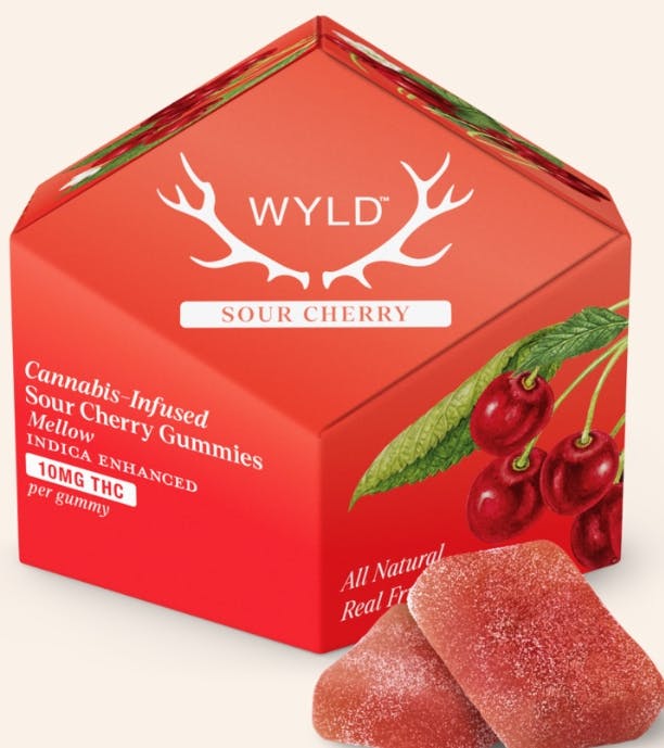 Wyld Gummies Mellow | 10mg THC 10 Pack | Sour Cherry