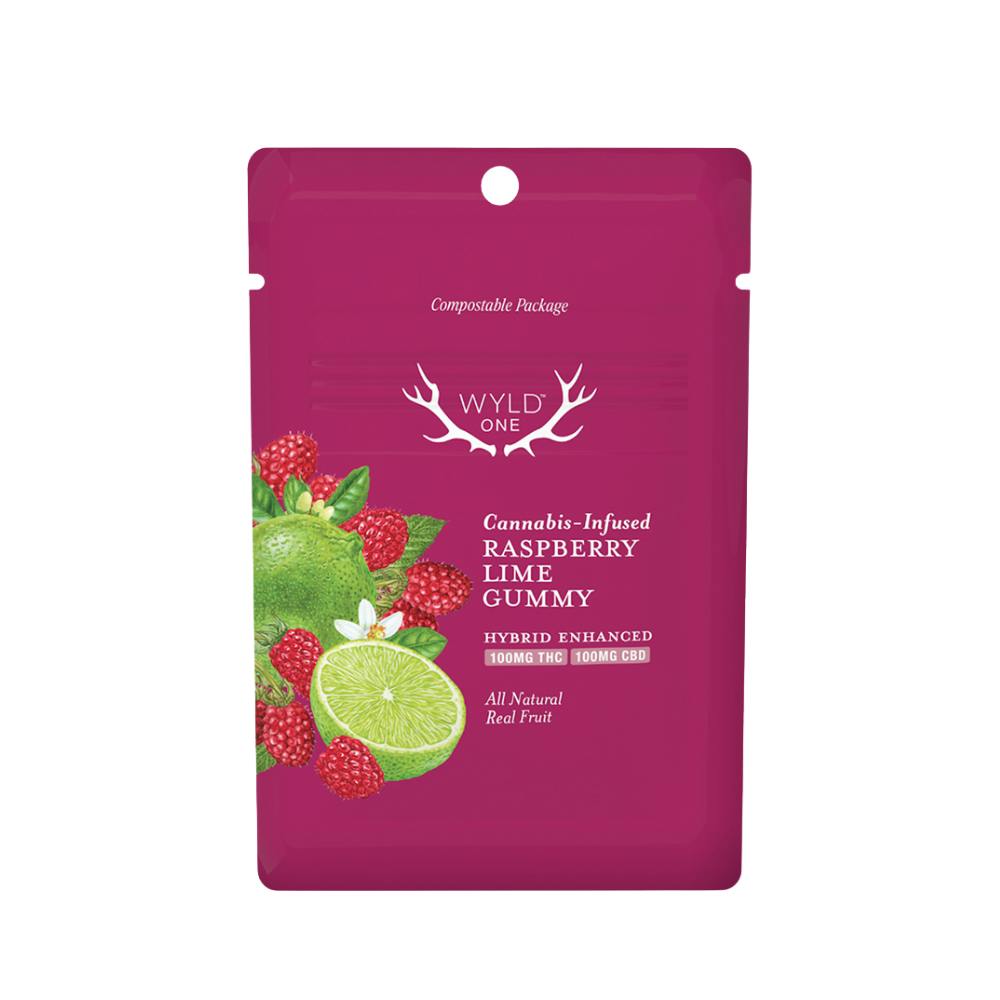 Wyld - Ones - Raspberry Lime THC:CBD