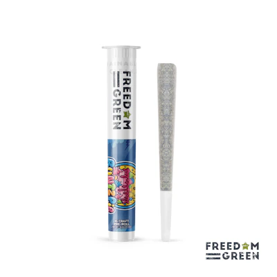 Freedom Green - 1g Preroll - Runtz Pie