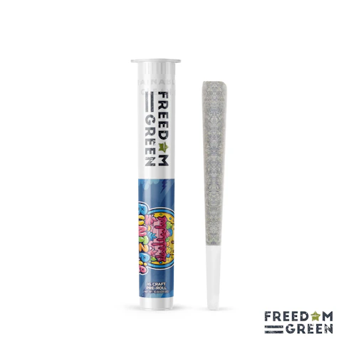 Freedom Green - 1g Preroll - Runtz Pie