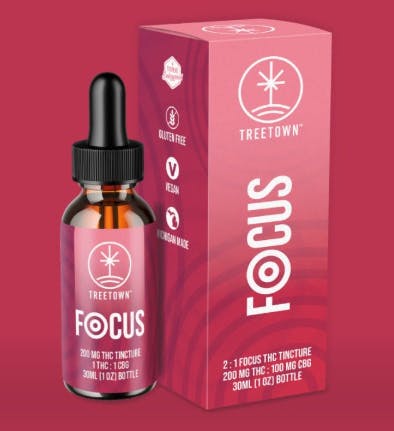 Treetown - 200mg THC : 100mg CBG - Focus Tincture