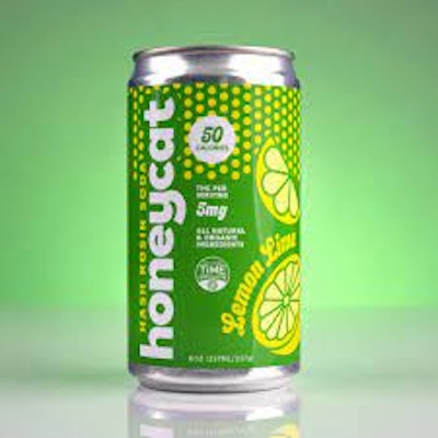 Product Honeycat Lemon Lime | Hash Rosin Infused Beverage