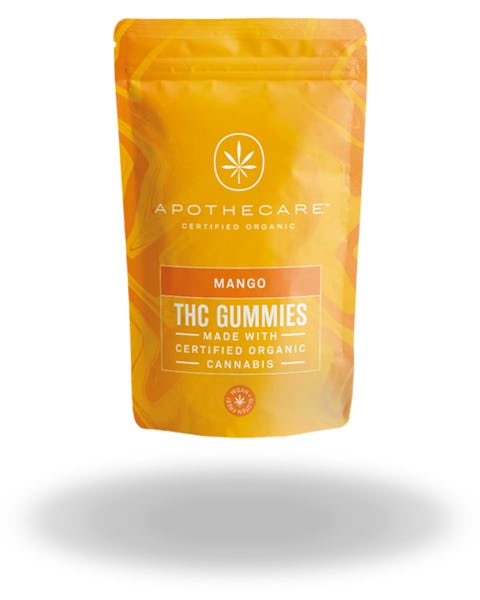 Product: Apothecare | Certified Organic Mango THC Gummies | 200mg