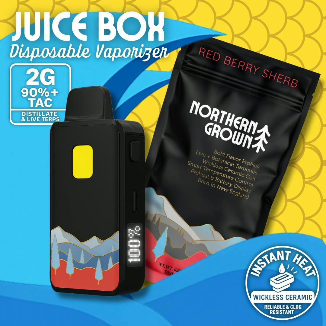 Product Red Berry Sherb Juice Box Ceramic Disposable | Vapes | 2g